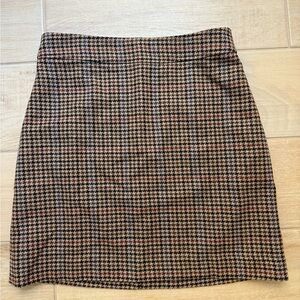 J crew factory plaid skirt size 8